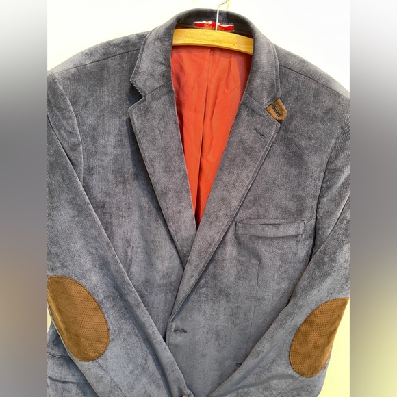 Blue Corduroy English Laundry Sport Coat / Blazer - Picture 11 of 11